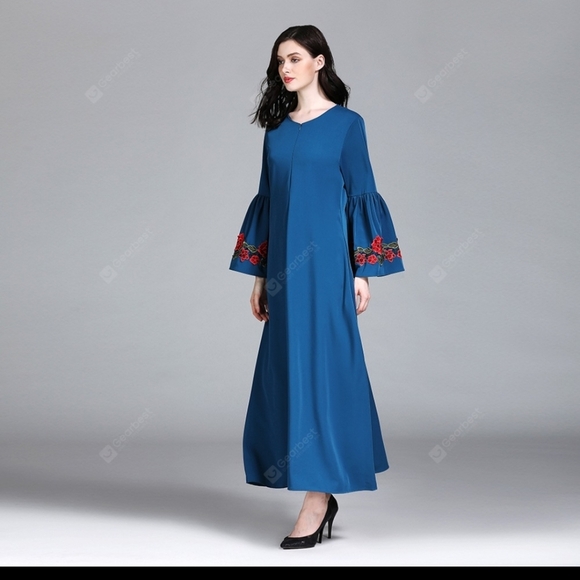 NEW J. Crew ALine Dress Ballon Sleeves Summer Ankle Castlecore Limited Edition - Picture 2 of 16